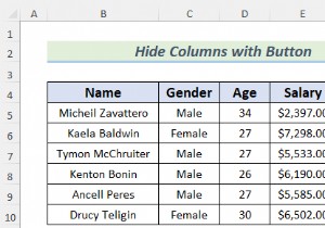 Excel でボタンを使用して列を非表示にする方法 (4 つの適切な方法)