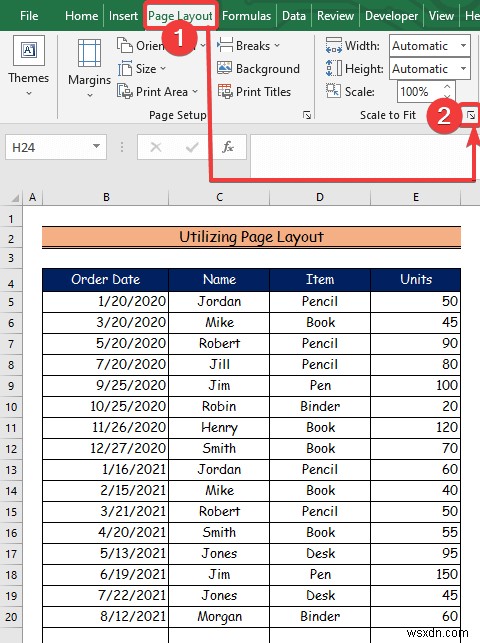 Excel でページに合わせる方法 (3 つの簡単な方法)