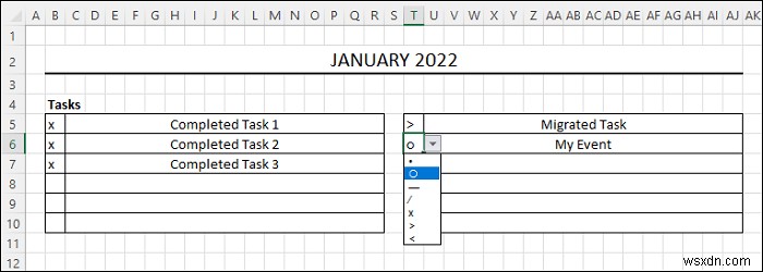 Excel でバレット ジャーナルを作成する方法 (詳細な手順付き)