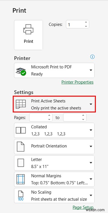 1 ページの PDF に Excel シートを合わせる方法 (8 つの簡単な方法)