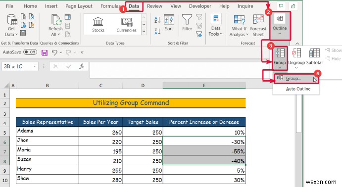 Excel でデータを非表示にする方法 (6 つの簡単な方法)