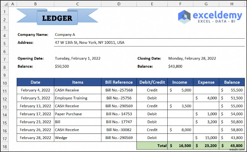 Excel で帳簿を管理する方法 (簡単な手順)
