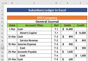 Excelで補助元帳を作成する方法|誰でもできる6つの簡単ステップ
