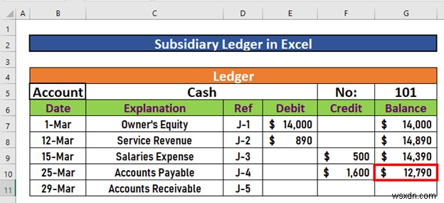 Excel で補助元帳を作成する方法 (簡単な手順)