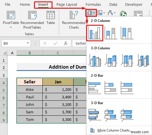 Excel で凡例マーカーを大きくする方法 (3 つの簡単な方法)