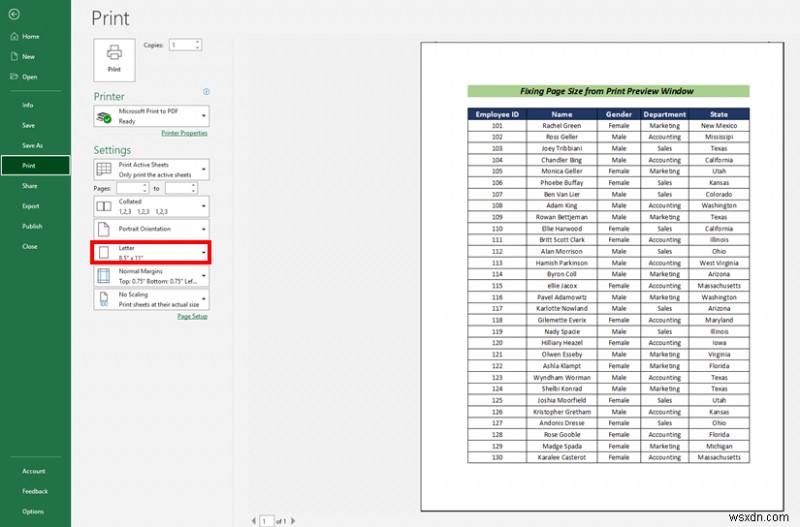 Excel シートの全ページを A4 サイズで印刷する方法 (5 つの簡単な方法)