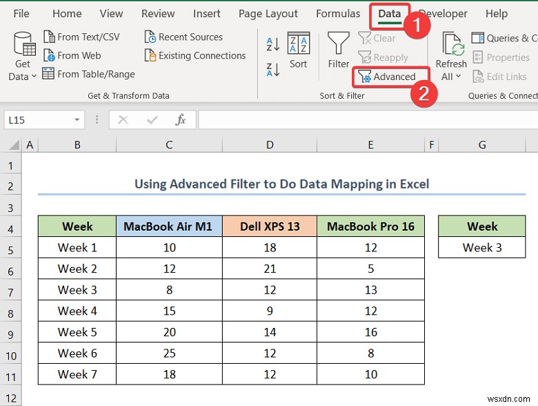 Excel でデータ マッピングを行う方法 (5 つの便利な方法)