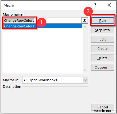表を使わずに Excel で行の色を交互に変える方法 (5 つの方法)