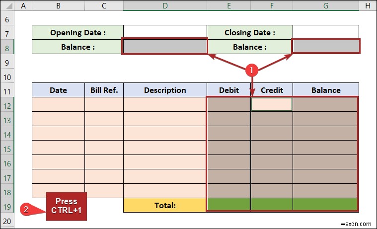 Excel で元帳を作成する方法 (簡単な手順で)