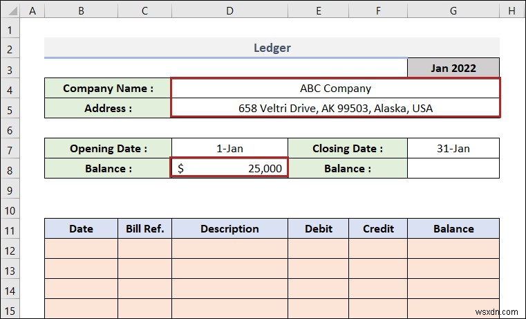 Excel で元帳を作成する方法 (簡単な手順で)