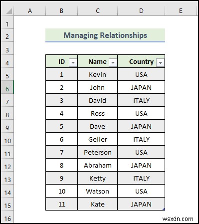 Excel で関係を管理する方法 (詳細な手順付き)