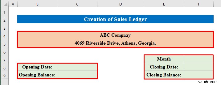 Excel で売上高と購買元帳を作成する方法