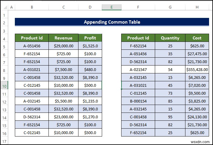 Excel で値が重複するリレーションシップを作成する方法