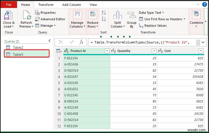 Excel で値が重複するリレーションシップを作成する方法