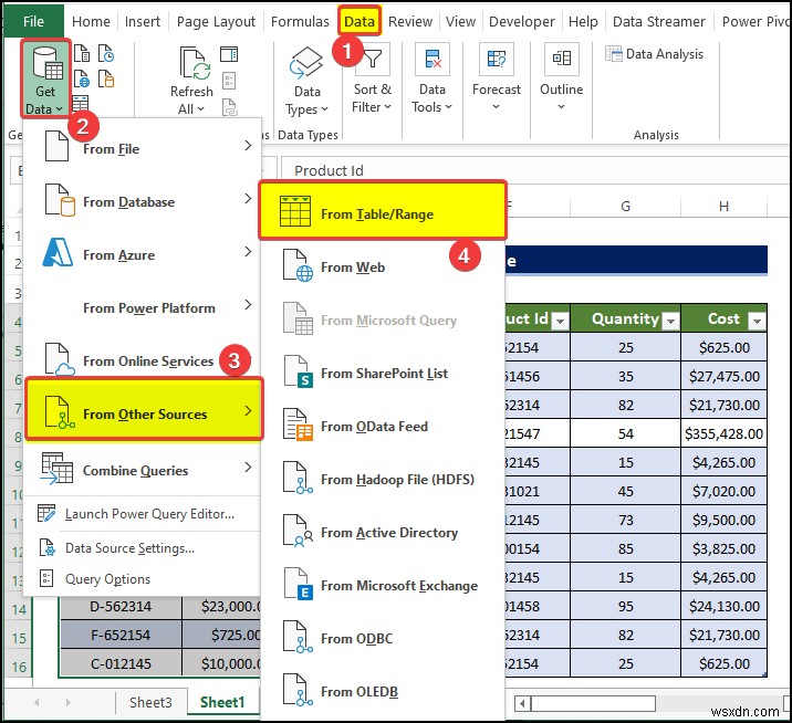 Excel で値が重複するリレーションシップを作成する方法