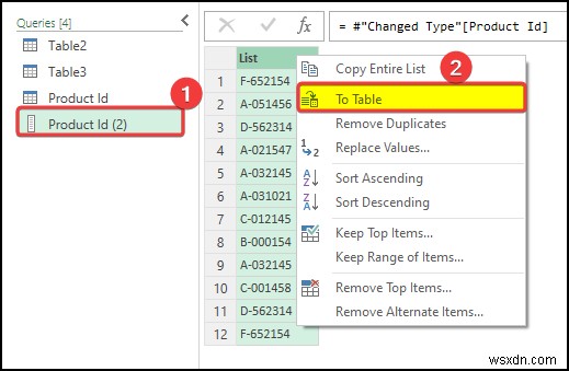 Excel で値が重複するリレーションシップを作成する方法