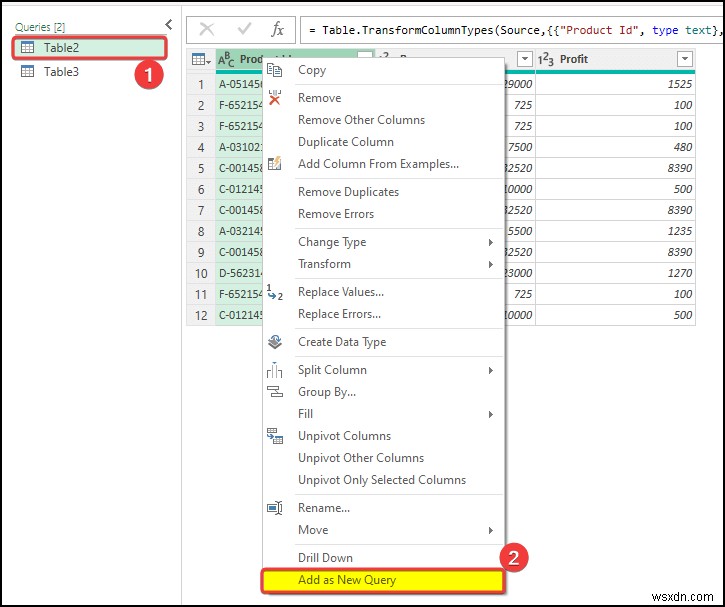 Excel で値が重複するリレーションシップを作成する方法