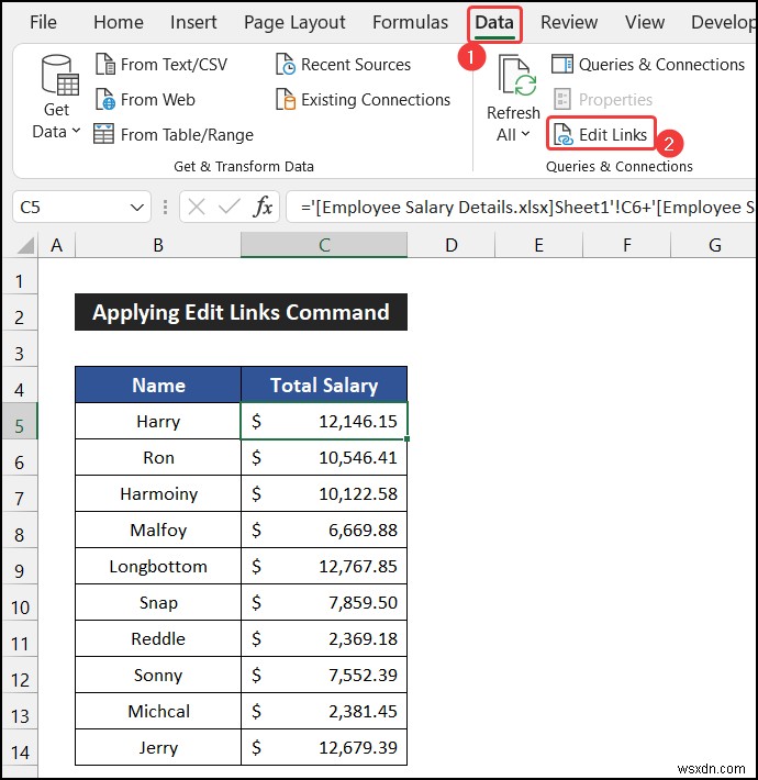 Excel でリンクを解除して値を保持する方法 (3 つの簡単な方法)