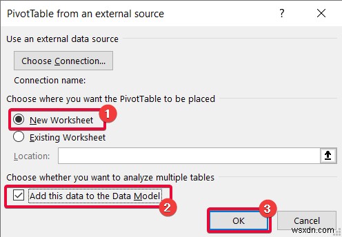 Excel でデータ モデルを作成する方法 (3 つの便利な方法)