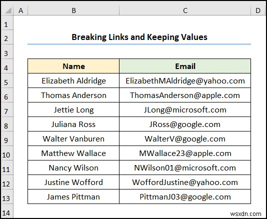 Excel で隠しリンクを削除する方法 (5 つの簡単な方法)