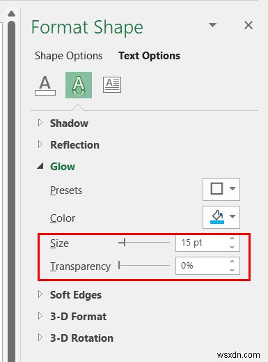 Excel でテキスト ボックス内のテキストを強調表示する方法 (3 つの便利な方法)