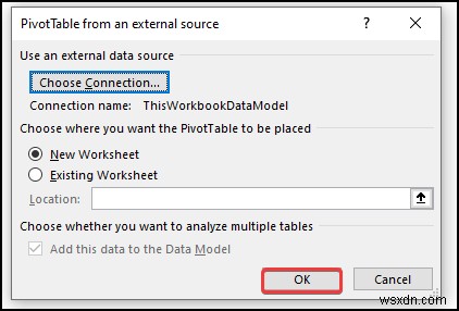 Excel でデータ モデルからデータを取得する方法 (2 つの簡単な方法)