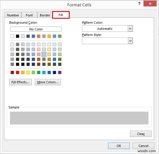 Excel で条件付き書式を使用して行全体を強調表示する方法