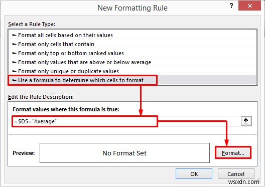 Excel で条件付き書式を使用して行全体を強調表示する方法