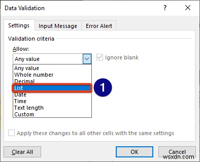 Excel で州と郵便番号の階層を作成する方法