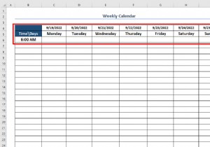 Excel で週間カレンダーを作成する方法 (3 つの適切な方法)