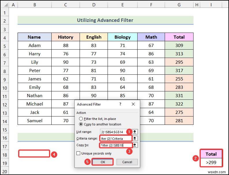 Excel で条件付き書式を使用して色でフィルター処理する方法