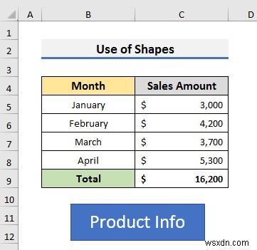 Excel でマクロなしでボタンを作成する方法 (3 つの簡単な方法)