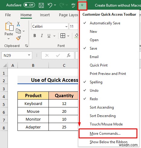 Excel でマクロなしでボタンを作成する方法 (3 つの簡単な方法)