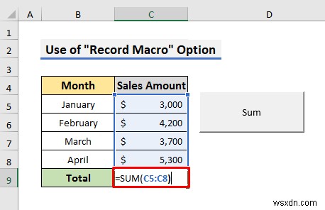 Excel でマクロなしでボタンを作成する方法 (3 つの簡単な方法)