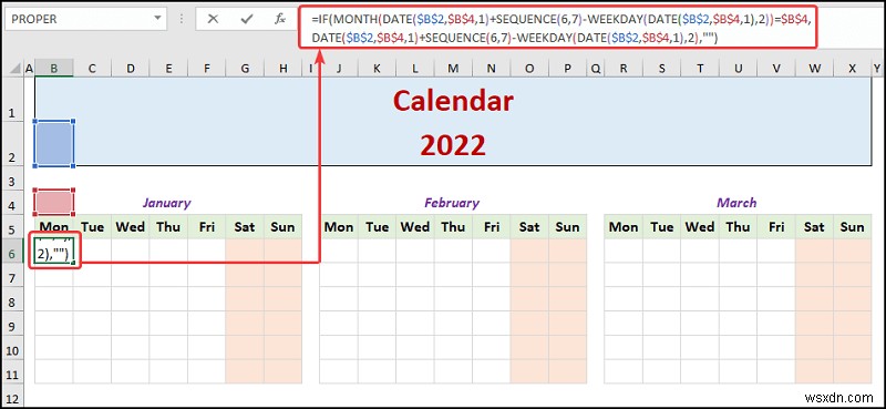 Excel で年間カレンダーを作成する方法 (簡単な手順)