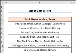 Excel でテキストを複数の区切り記号を持つ列に変換する方法