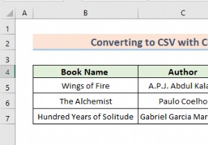 カンマを使用して Excel ファイルを CSV として保存する方法 (3 つの適切な方法)