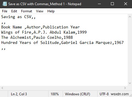 カンマを使用して Excel ファイルを CSV として保存する方法 (3 つの適切な方法)