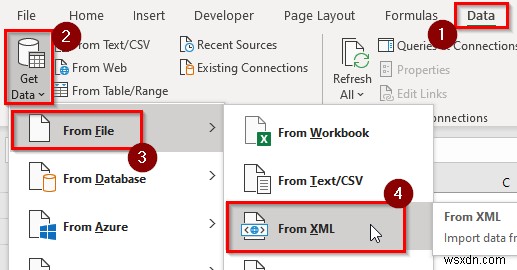 Excel で XML を列に変換する方法 (4 つの適切な方法)