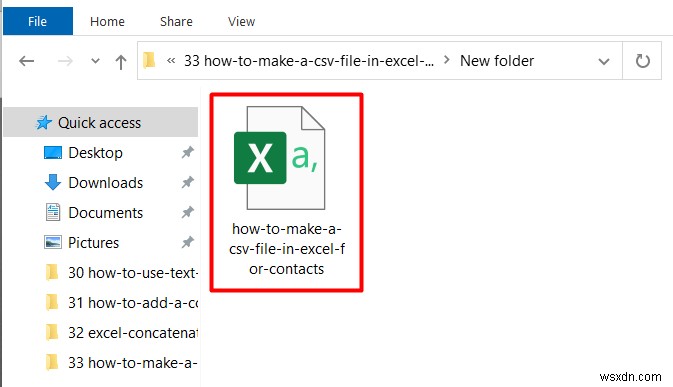 Excel で連絡先用の CSV ファイルを作成する方法 (簡単な手順)