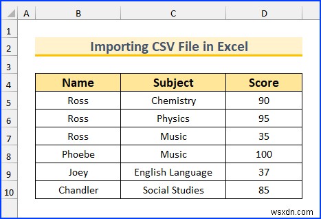 [解決済み:] Excel で CSV ファイルが 1 列で開かれる (3 つの解決策)