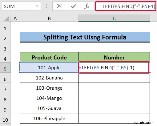 Excel で列を区切り記号付きのテキストに変換する方法