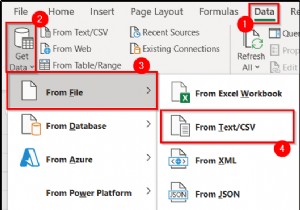 Excel で大きな CSV ファイルを開く方法 (2 つの簡単な方法)