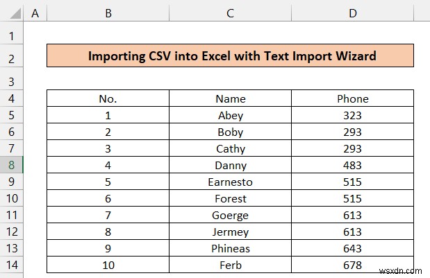 Excel で CSV ファイルを修正する方法 (5 つのよくある問題)