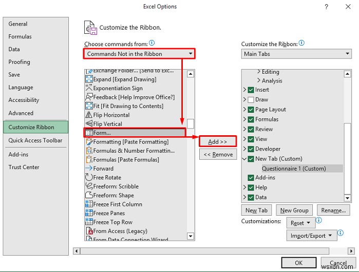 Excel でアンケートを作成する方法 (2 つの簡単な方法)