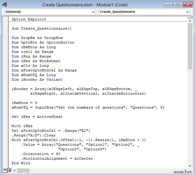 Excel でアンケートを作成する方法 (2 つの簡単な方法)