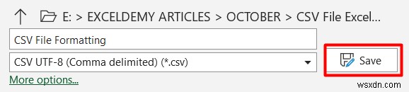 Excel での CSV ファイルの書式設定 (2 つの例を含む)