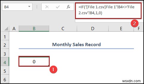 Excel で 2 つの CSV ファイルを比較する方法 (6 つの簡単な方法)