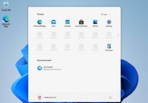 流出した Windows 11 のスクリーンショットで、Windows 10X にヒントを得たタスクバーとスタート メニューが明らかに
