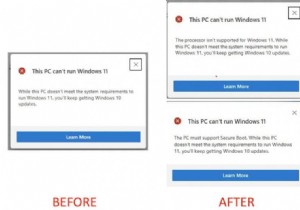 Windows 11 CPU の最小ハードウェア要件:Microsoft が伝えていることと伝えていないこと